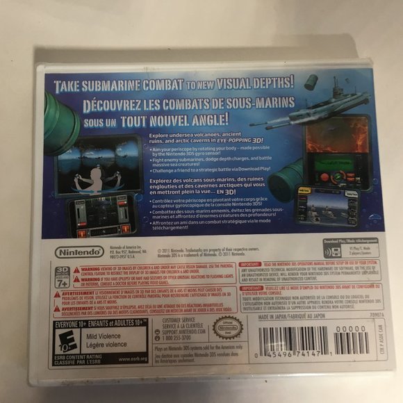 Steel Diver Game Nintendo 3DS, 2011 Video Game Brand New Factory Sealed - Picture 8 of 9